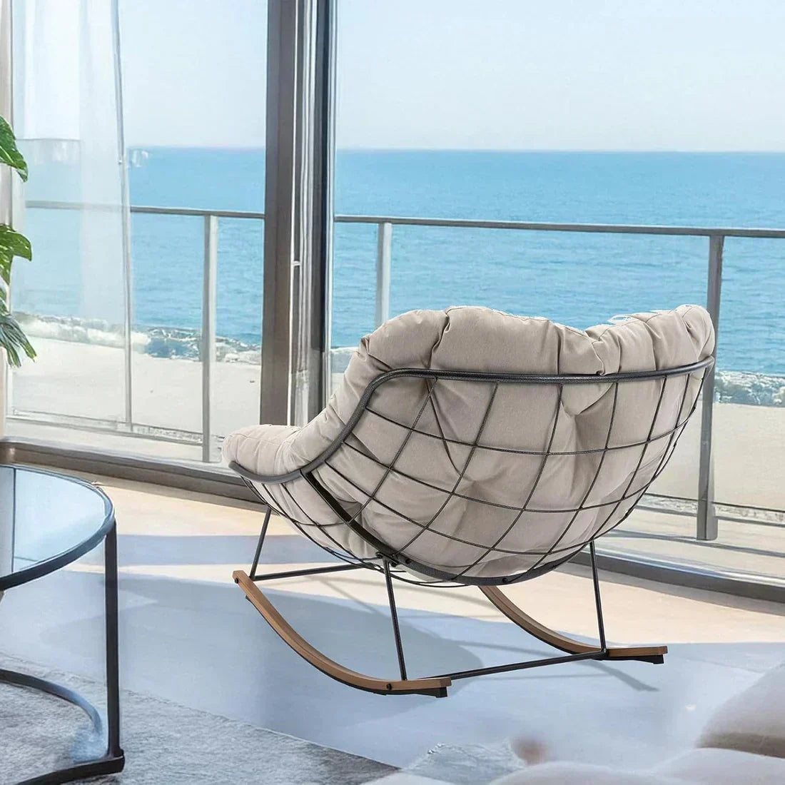 2-in-1 Ergonomic Recliner | Rocking Chair with Zero-Gravity Lounge & Plush Comfort